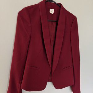 ANN TAYLOR LOFT Muted red suit jacket